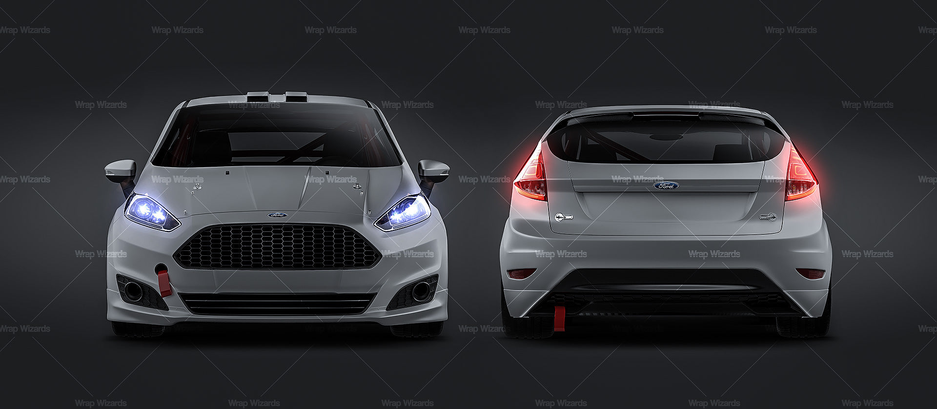 Ford Fiesta ST Rally2 R2 - Car Mockup