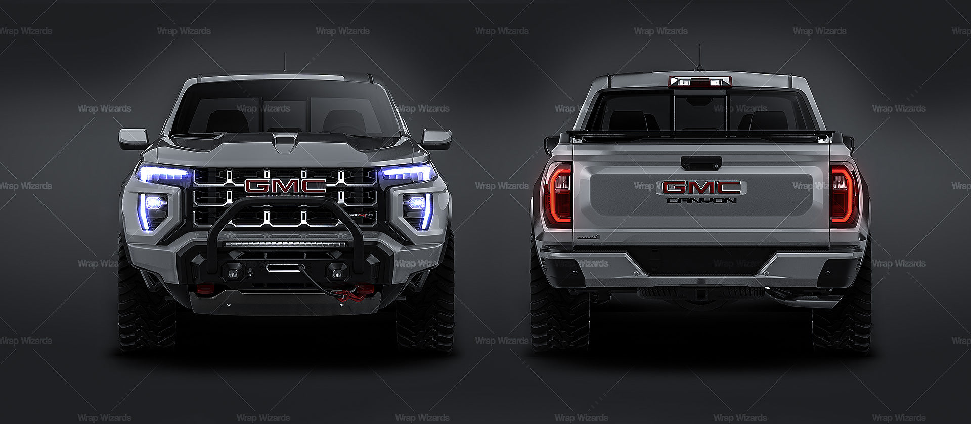 GMC Canyon Crew Cab AT4X 2023 - Truck/Pick-up Mockup