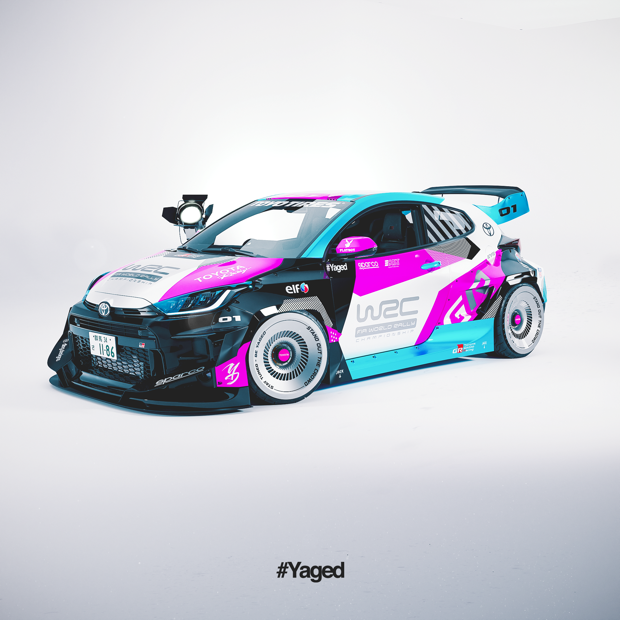 Design - Toyota Yaris GR WRC - READY TO CUT FILES