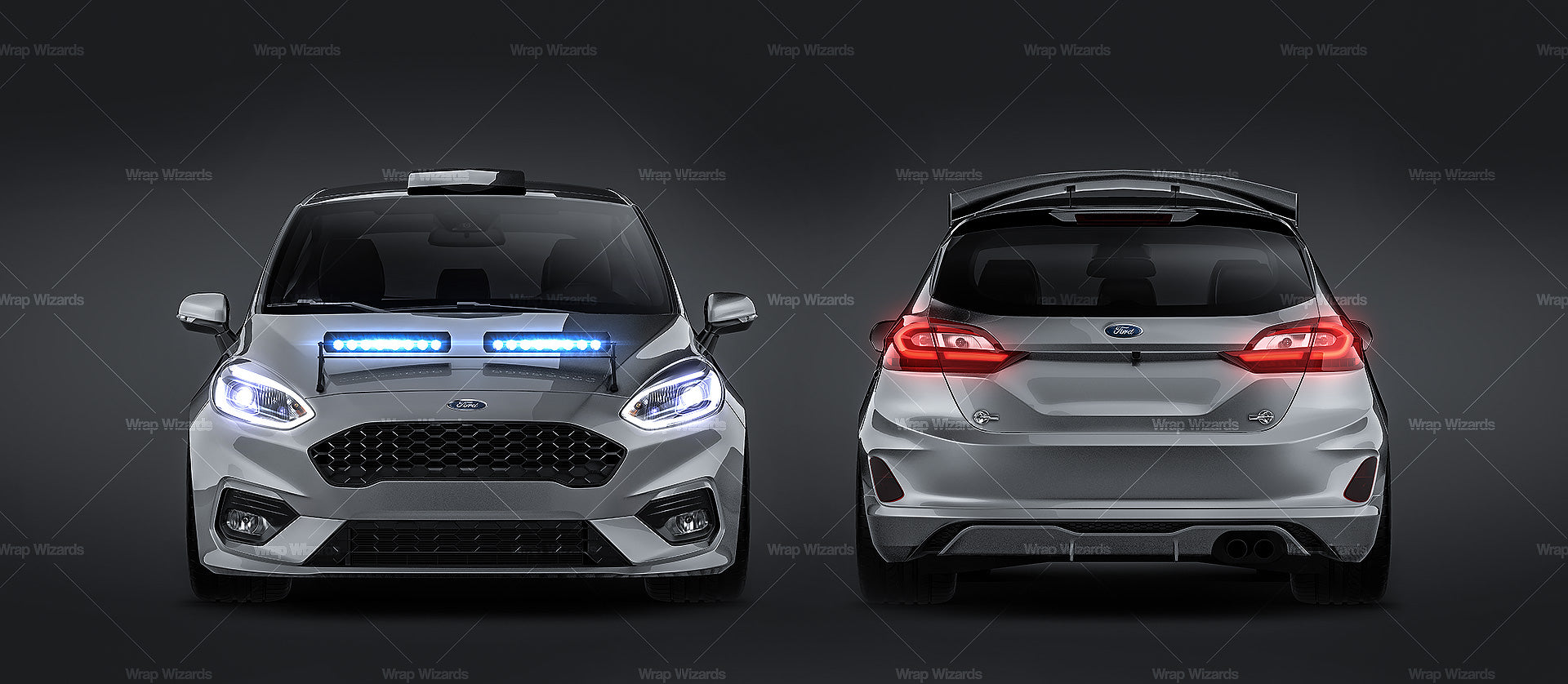 Ford Fiesta Rally3 - Car Mockup