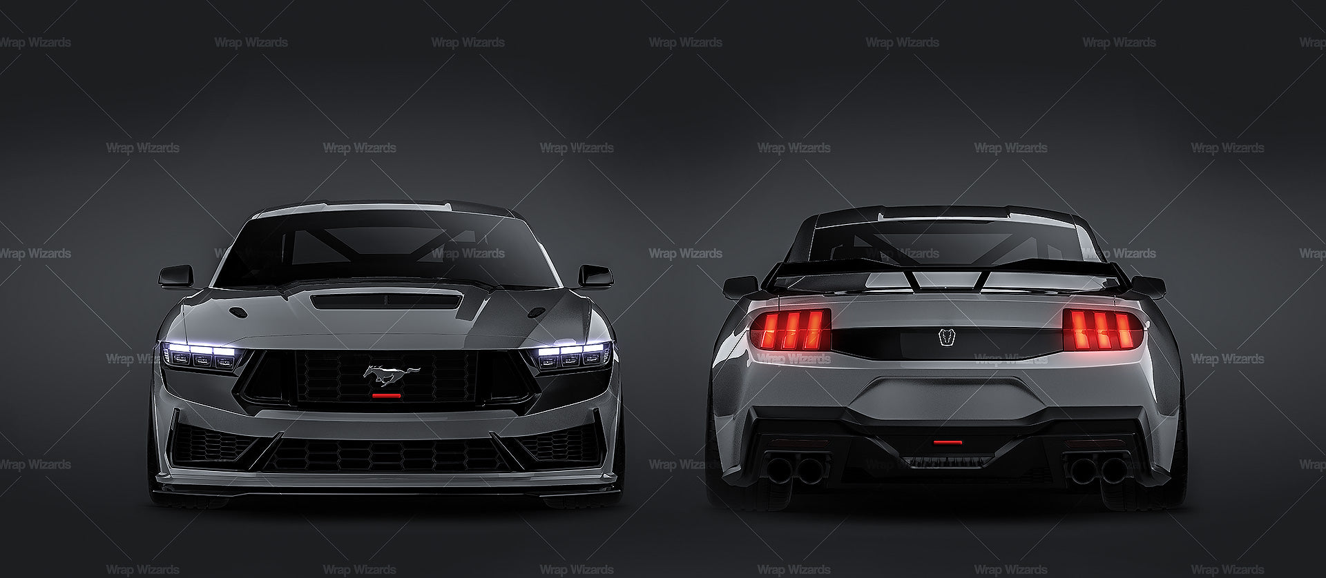 Ford Mustang Dark Horse SR 2024 - Car Mockup