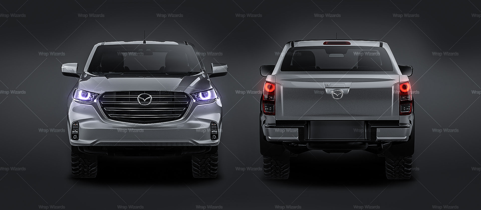 Mazda BT-50 Double cab - Truck/Pick-up Mockup