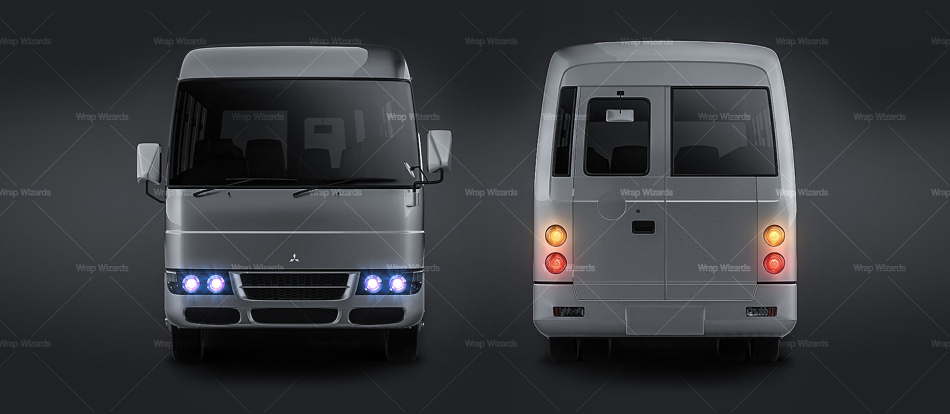 Mitsubishi Fuso Rosa - Van Mockup