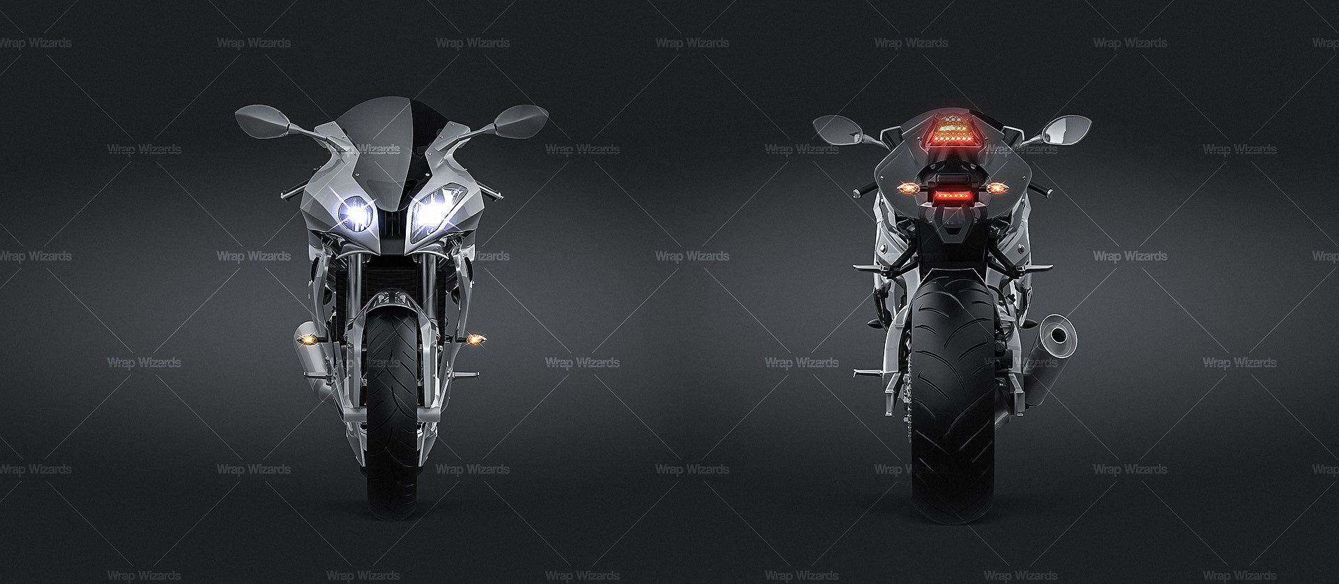 BMW S1000RR 2011 - Motorcycle Mockup