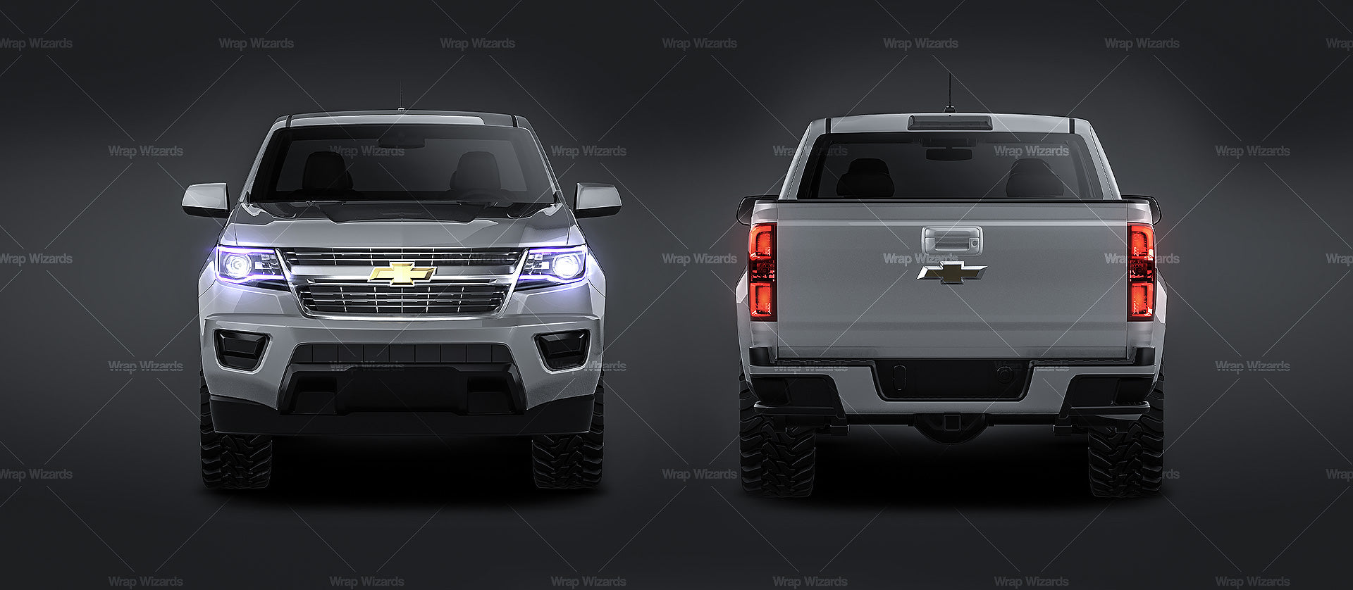Chevrolet Colorado 2018 extended cab - Truck/Pick-up Mockup