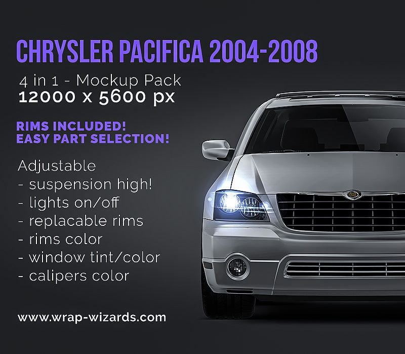Chrysler Pacifica 2004-2008 - Car Mockup