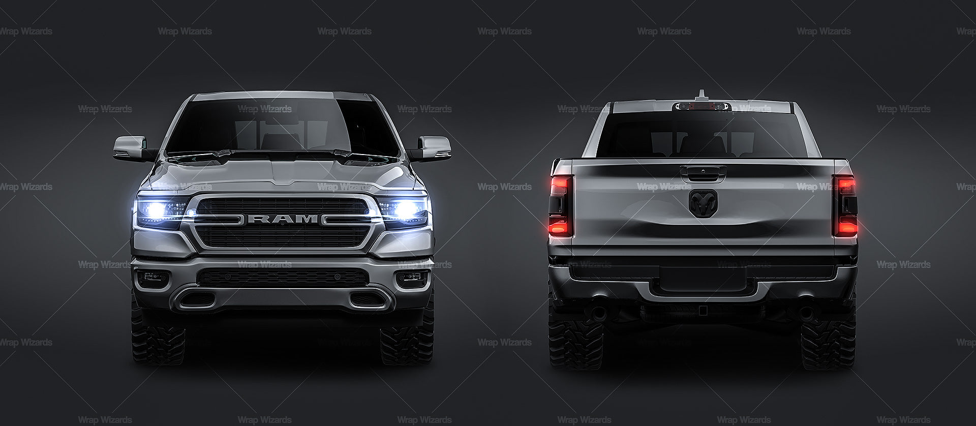 Dodge RAM 1500 CrewCab Sport 2019 - Truck/Pick-up Mockup