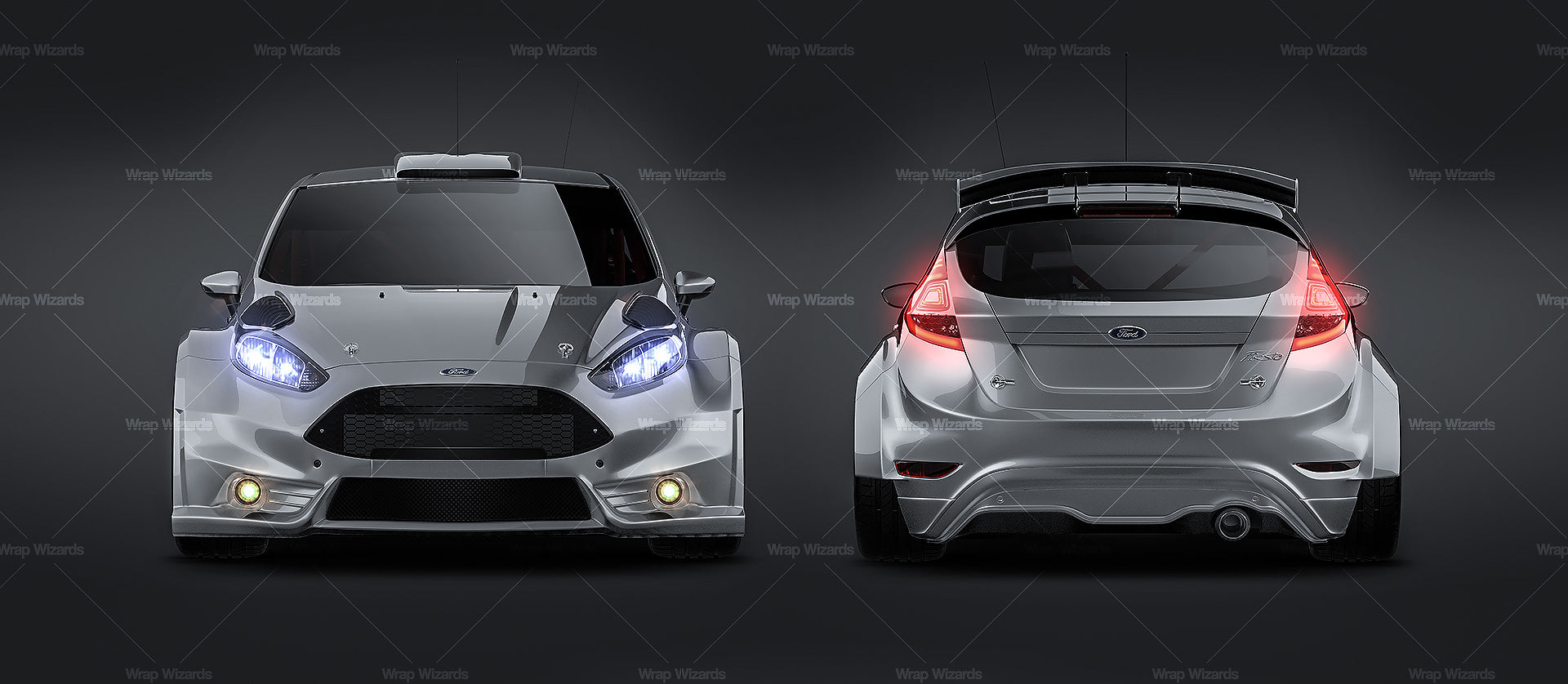 Ford Fiesta R5 Rally5 3-door - Car Mockup