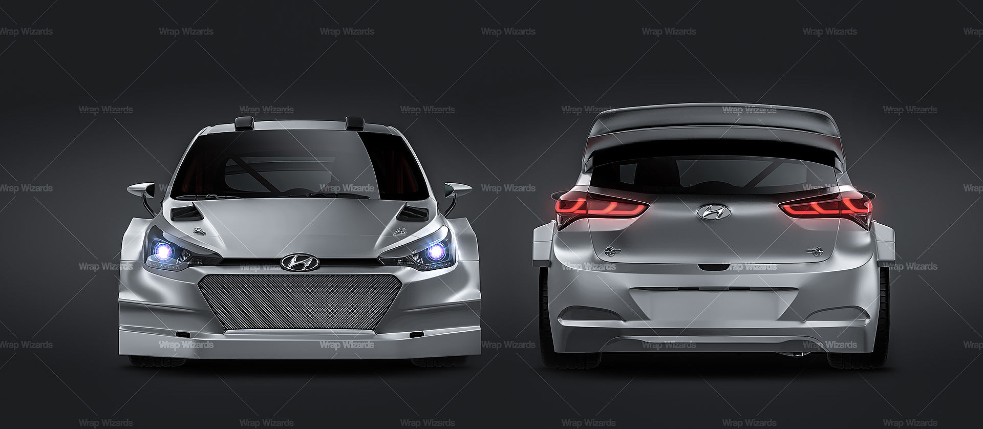 Hyundai i20 WRC 2016 - Car Mockup