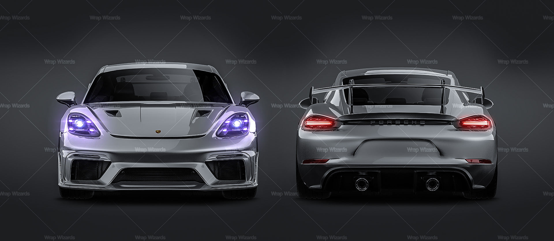 Porsche 718 Cayman GT4 RS 2022 - Car Mockup