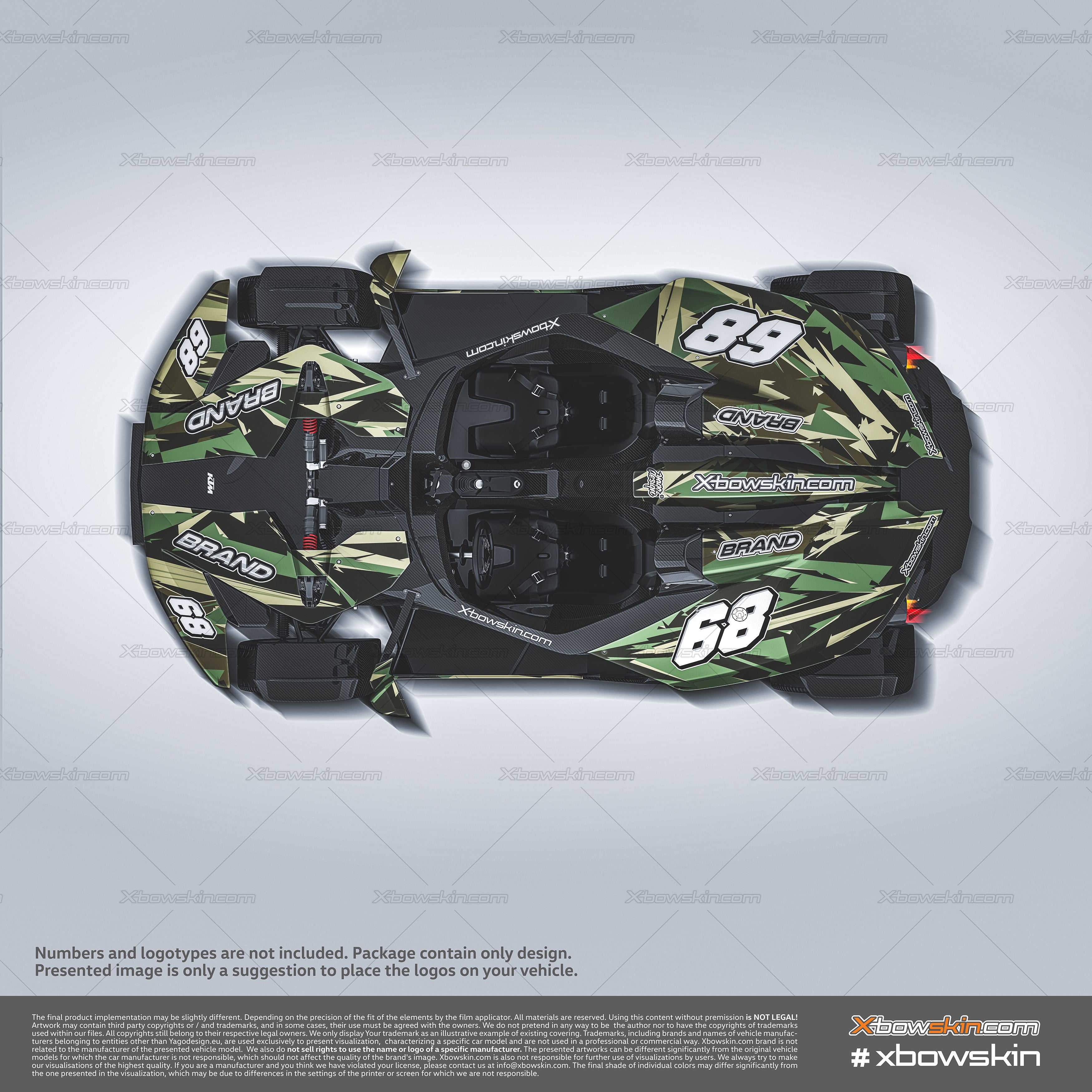 KTM X-BOW #39 - READY TO PRINT FILES