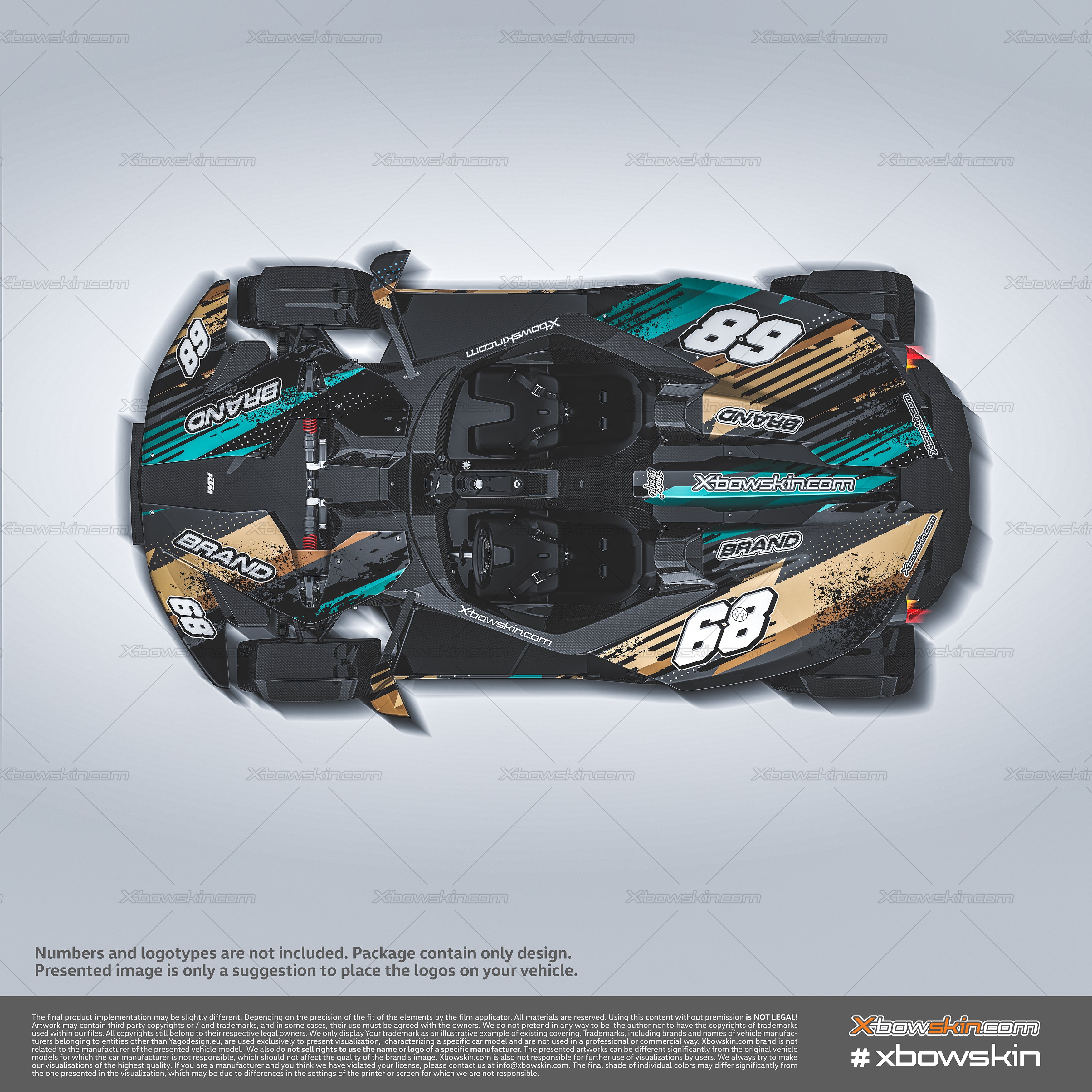 KTM X-BOW #40 - READY TO PRINT FILES