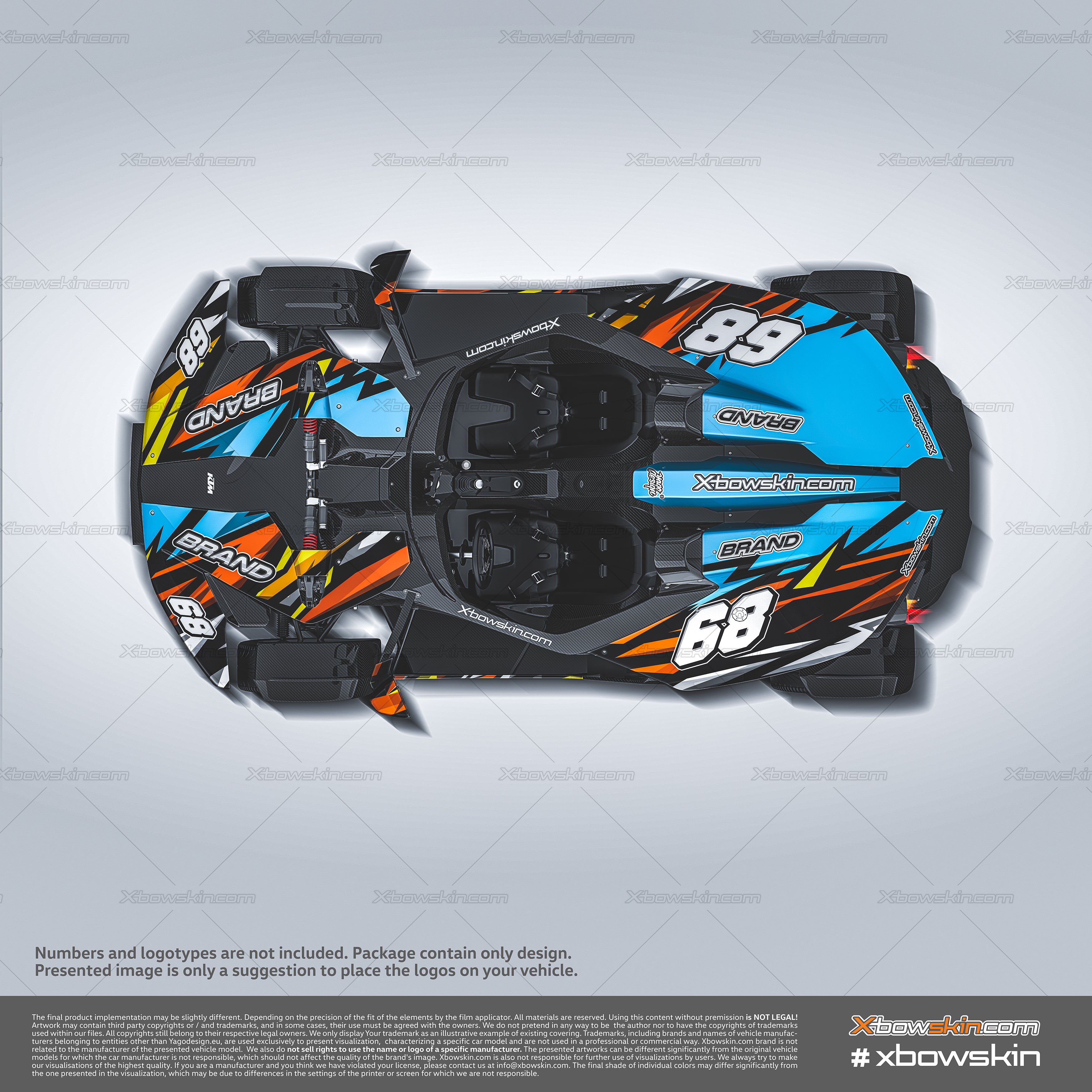 KTM X-BOW #42 - READY TO PRINT FILES