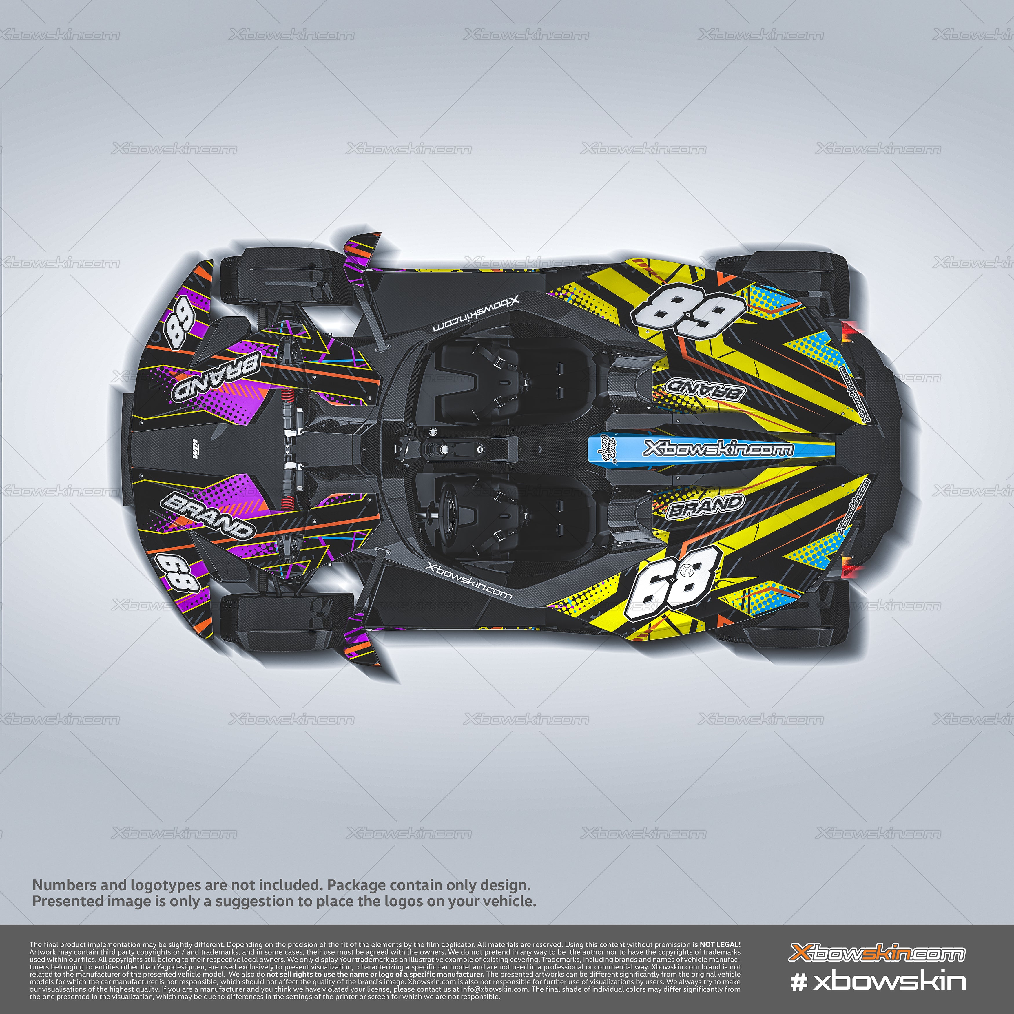 KTM X-BOW #43 - READY TO PRINT FILES