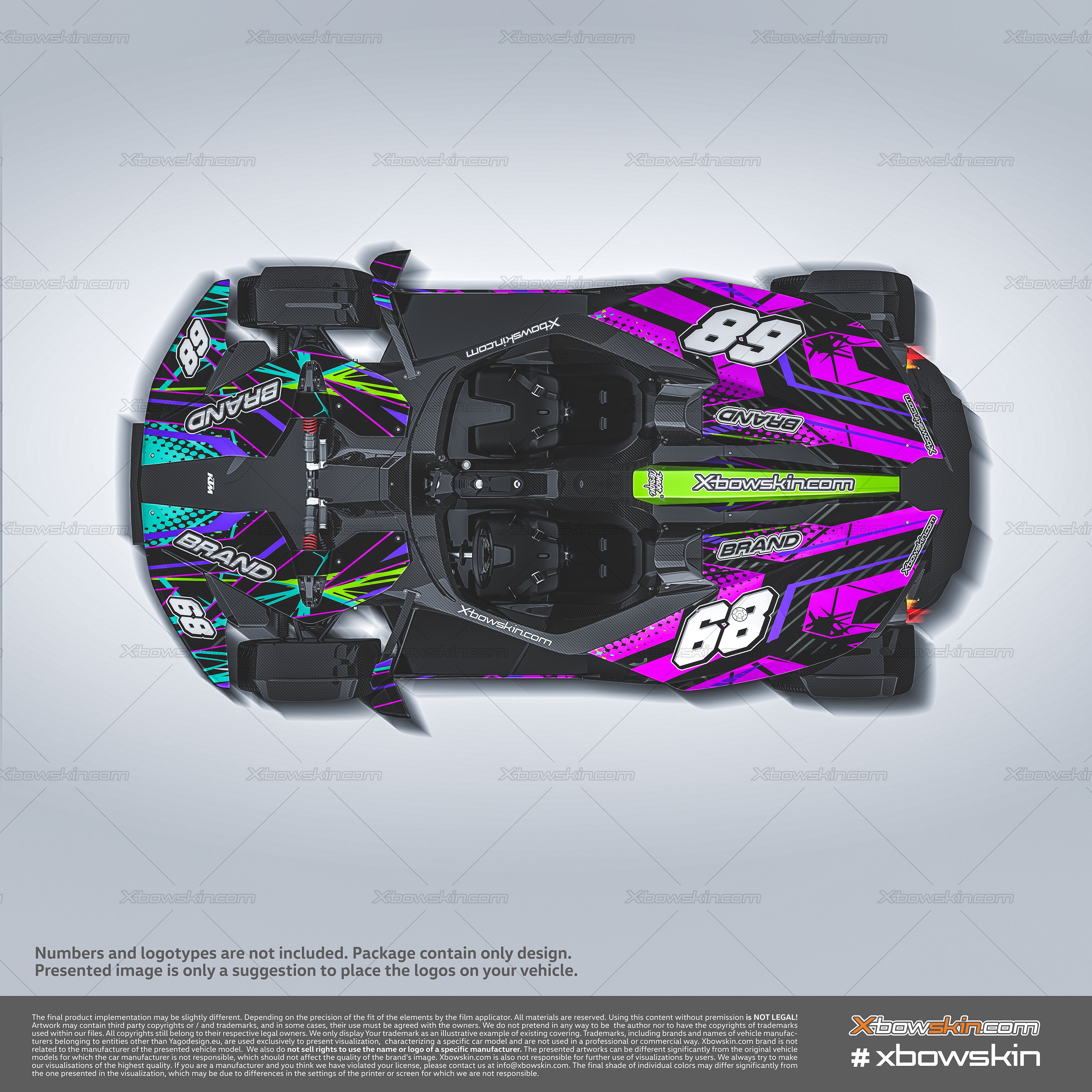 KTM X-BOW #44 - READY TO PRINT FILES