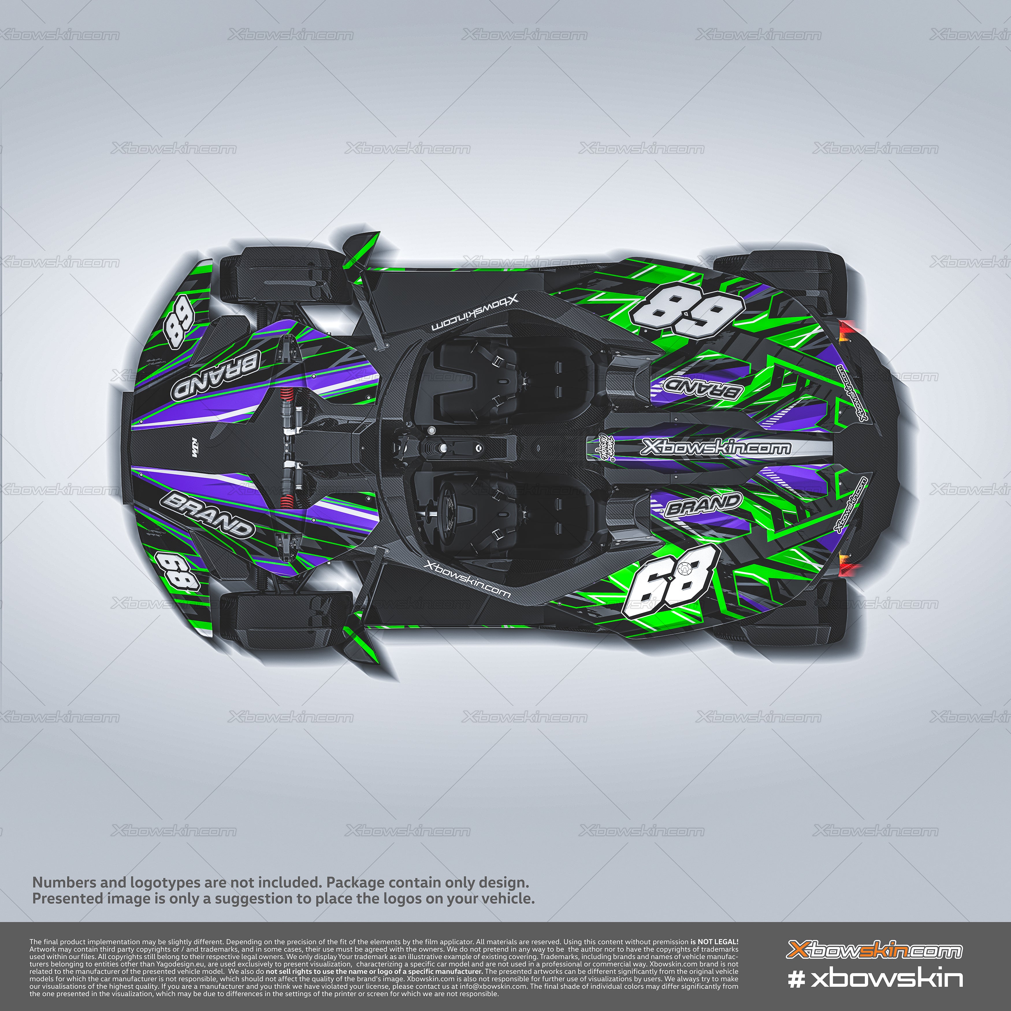 KTM X-BOW #45 - READY TO PRINT FILES