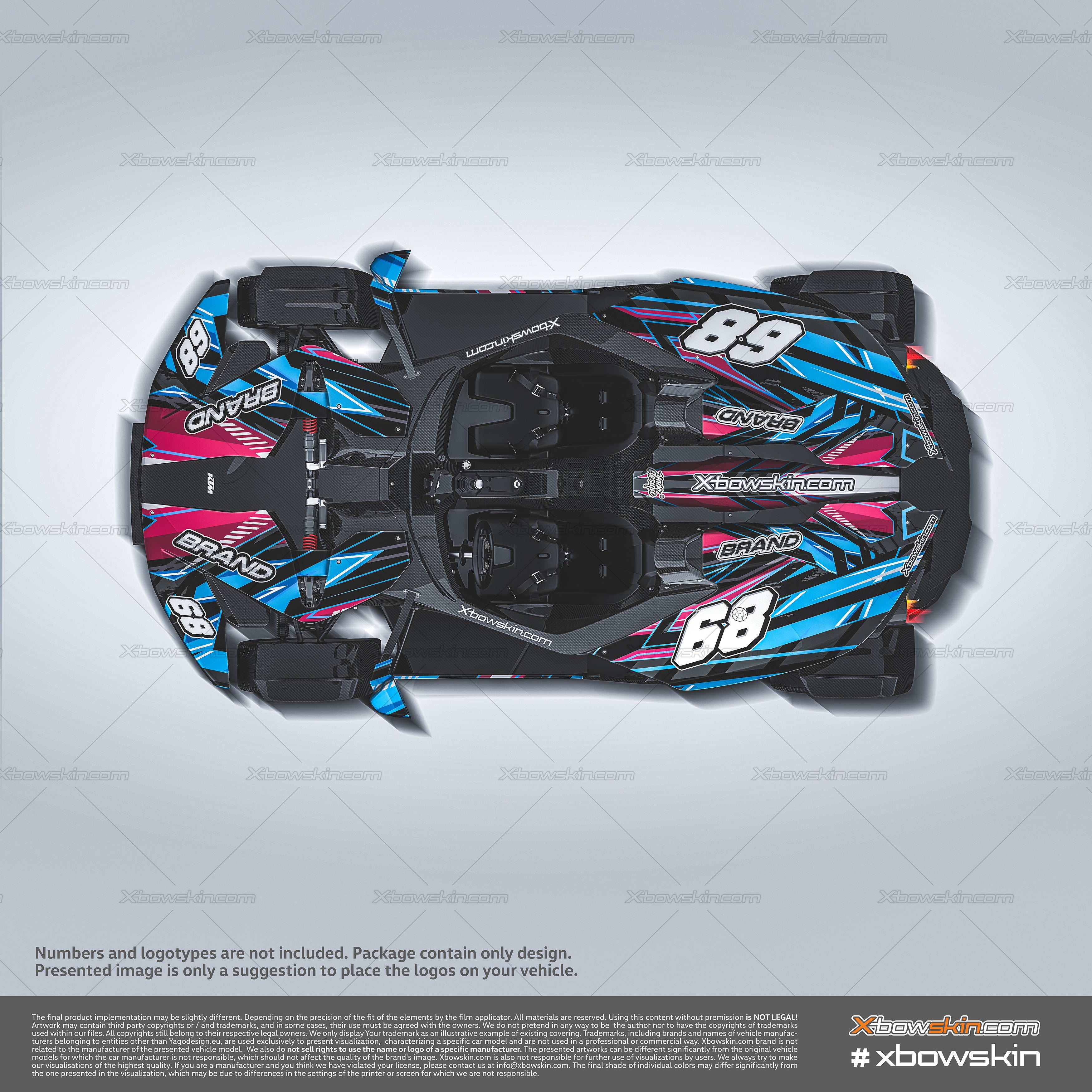 KTM X-BOW #46 - READY TO PRINT FILES