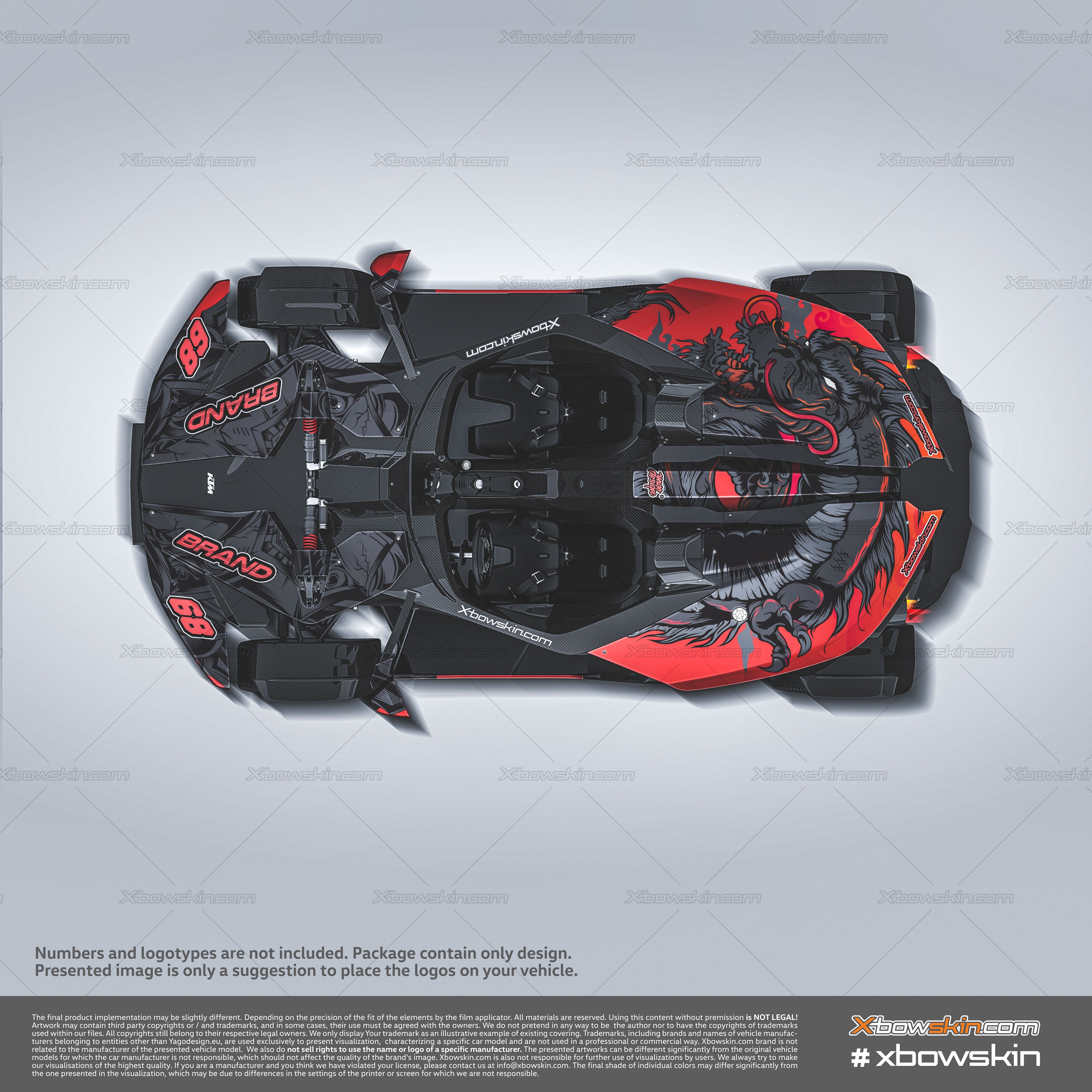 KTM X-BOW #53 - READY TO PRINT FILES