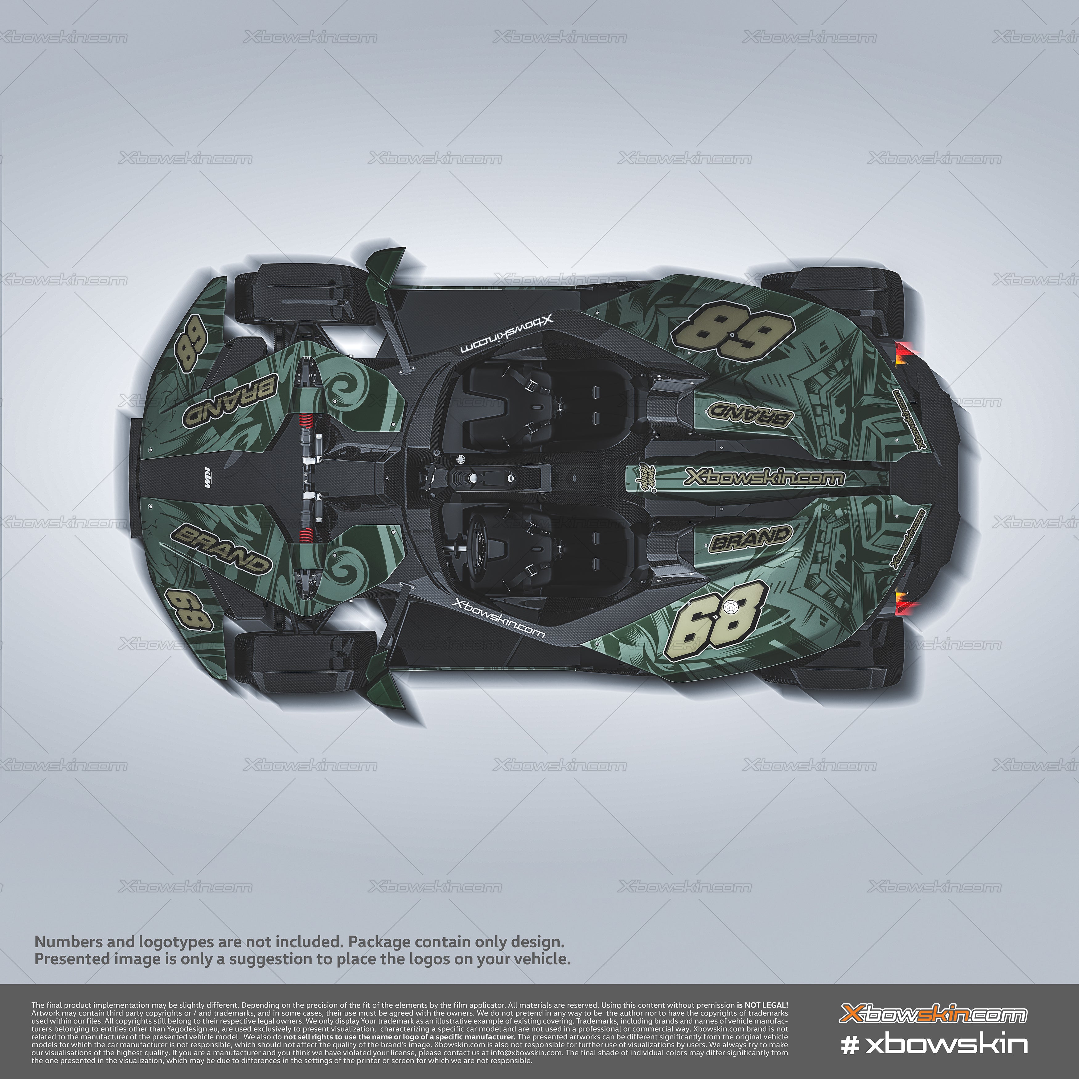 KTM X-BOW #54 - READY TO PRINT FILES