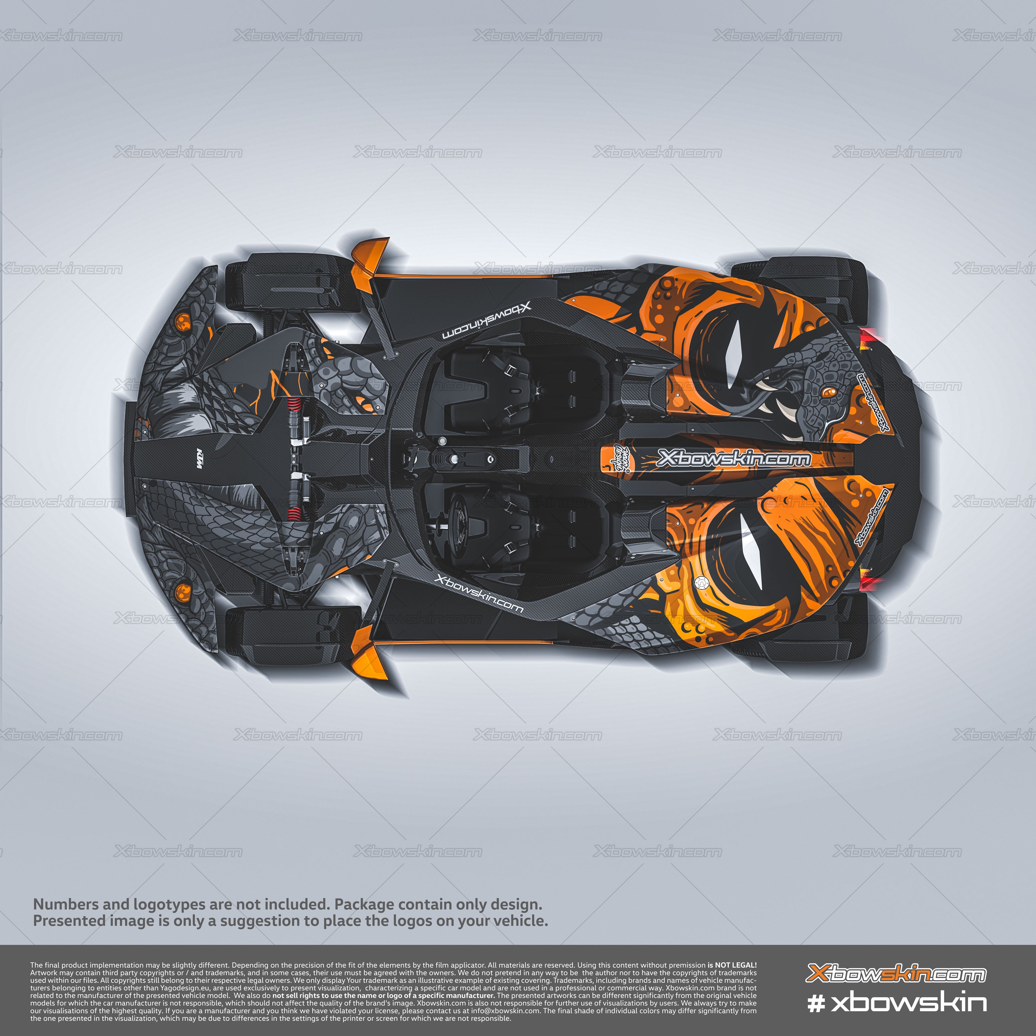 KTM X-BOW #55 - READY TO PRINT FILES