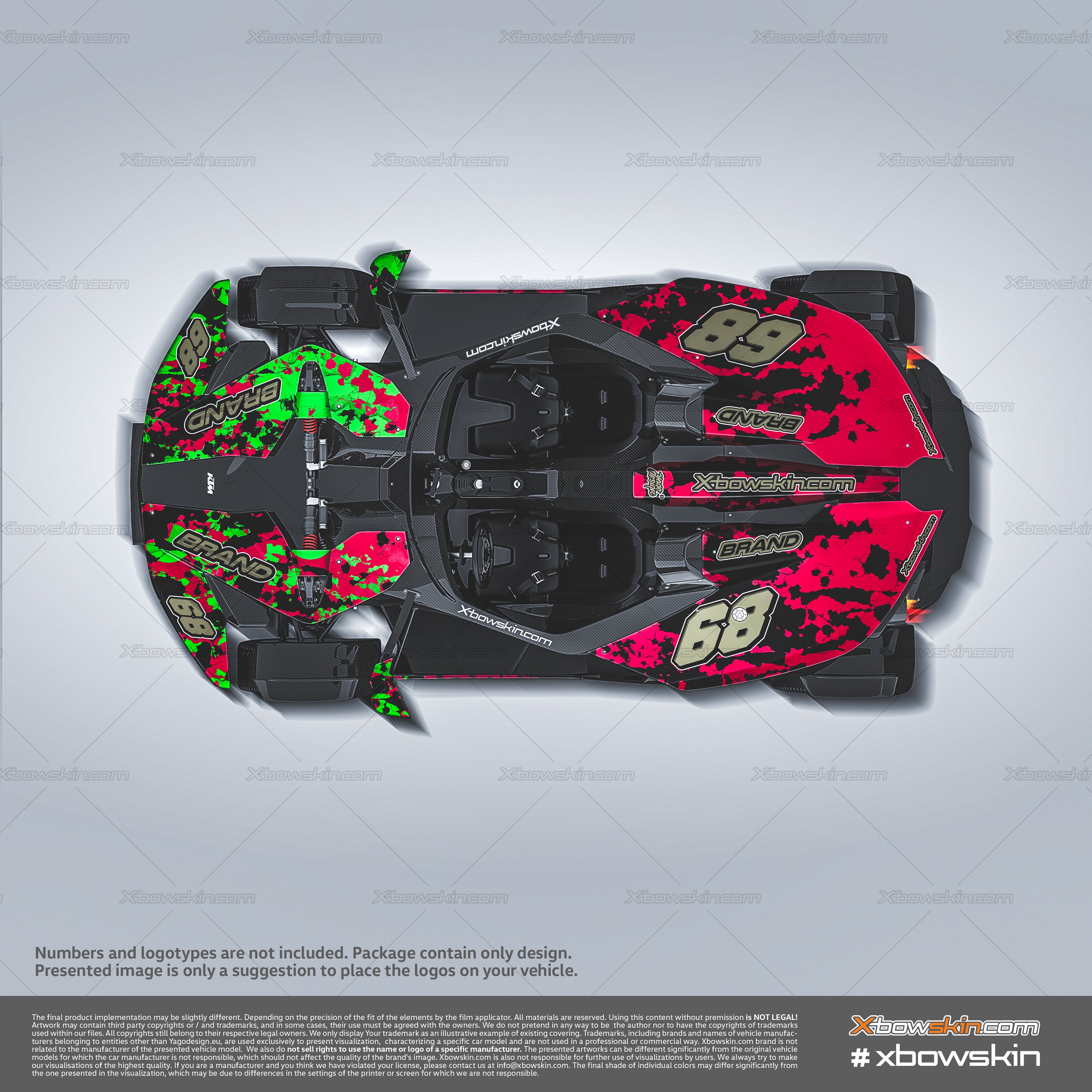 KTM X-BOW #56 - READY TO PRINT FILES