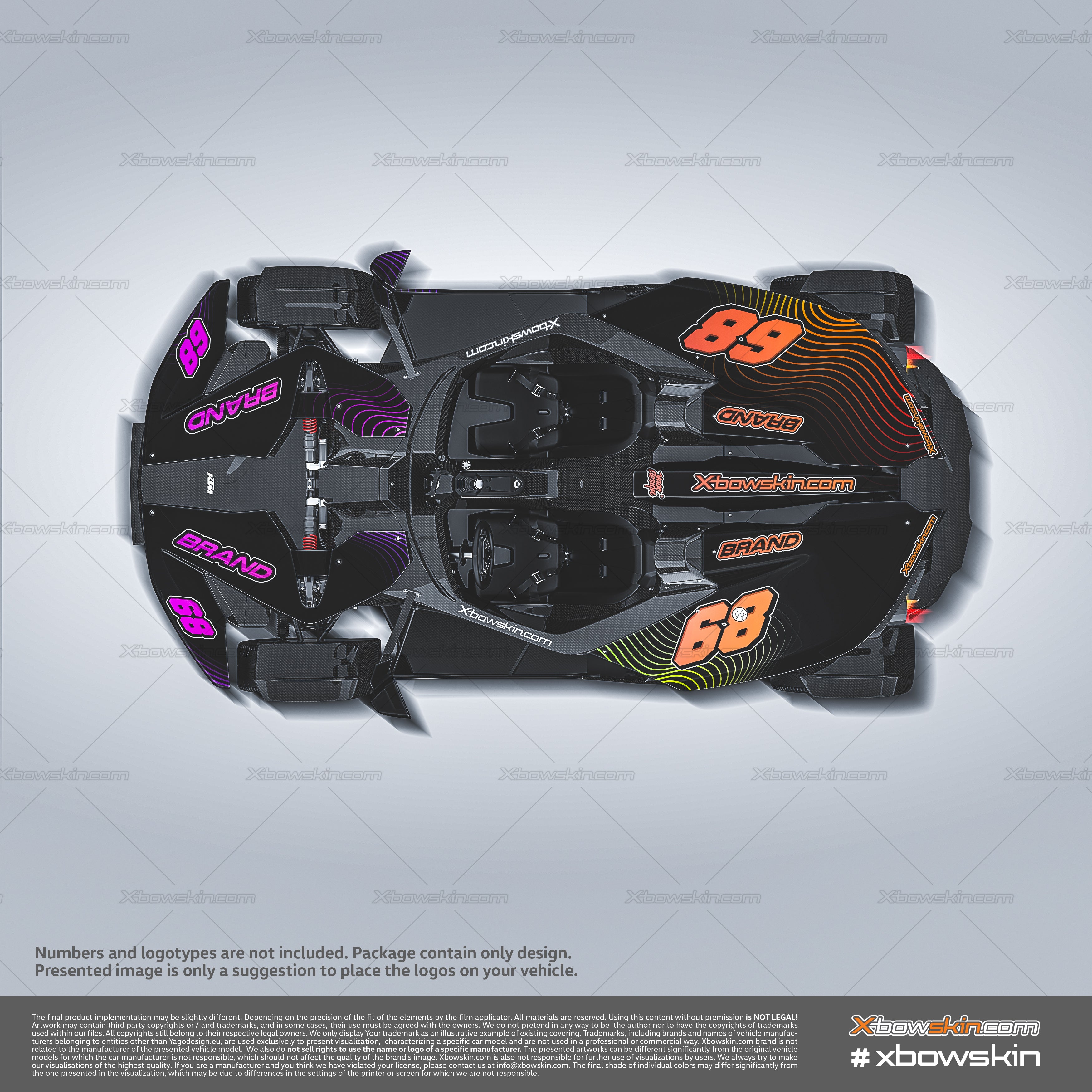 KTM X-BOW #57 - READY TO PRINT FILES