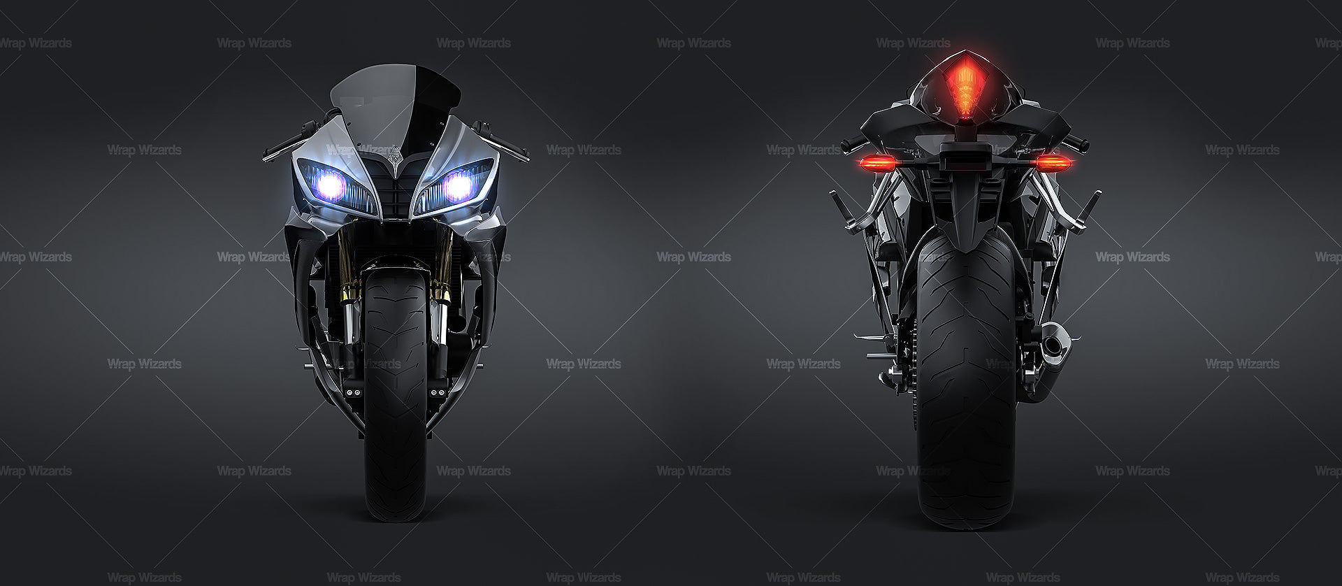 Yamaha YZF-R6 2009 - Motorcycle Mockup