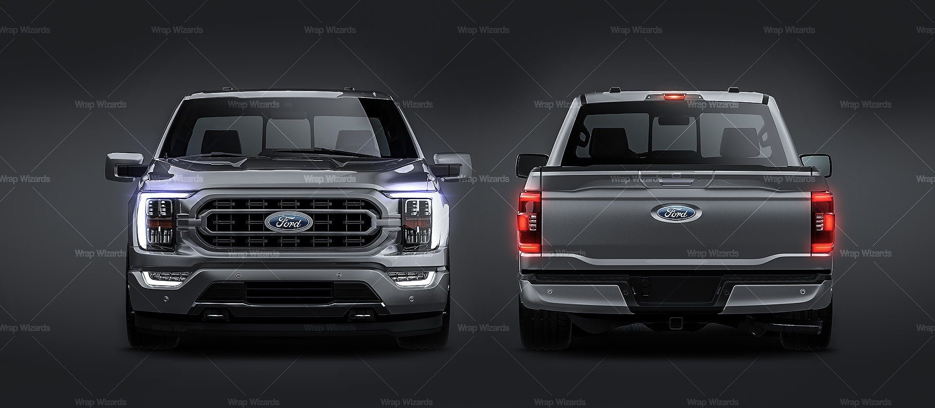 Ford F-150 XLT 2021 single/regular cab - Truck/Pick-up Mockup