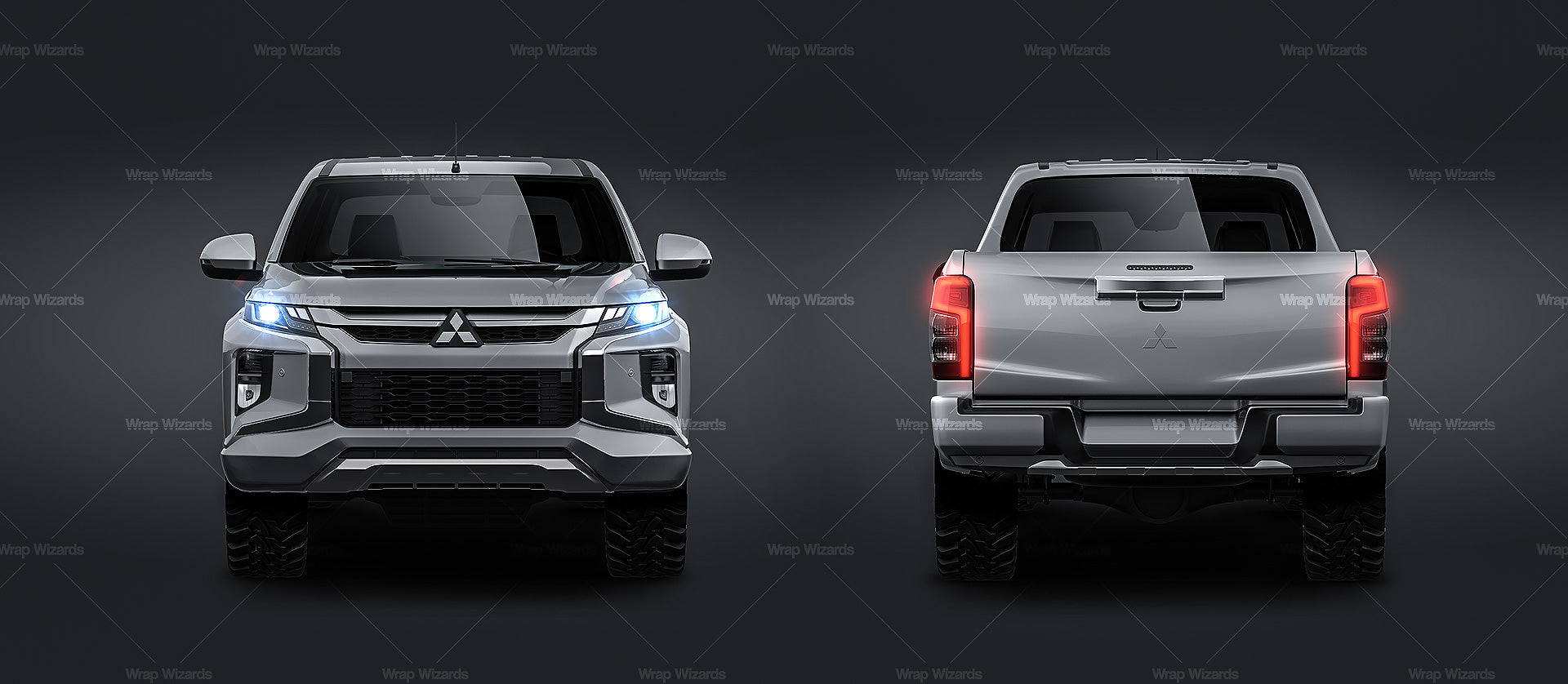 Mitsubishi L200 Pickup Spirit Triton Doublecab 2021 - Truck/Pick-up Mockup