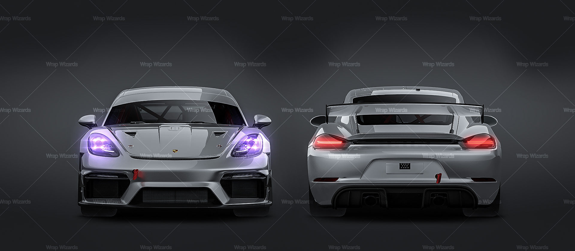 Porsche 718 Cayman GT4 Clubsport 2022 - Car Mockup
