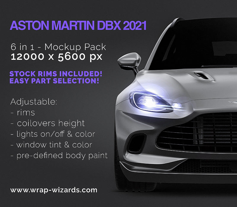 Aston Martin DBX 2021 - Car Mockup