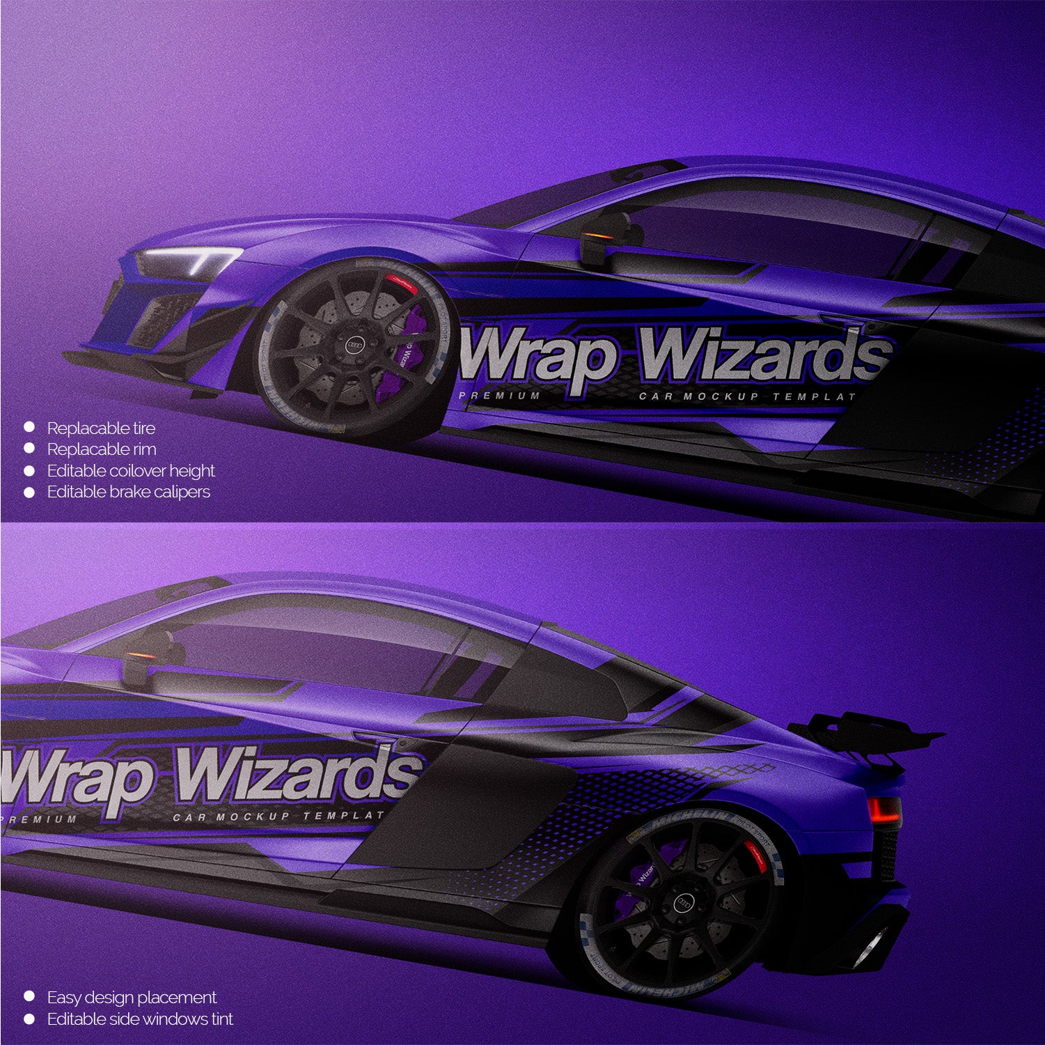 Audi R8 GT 2023 - Car Mockup