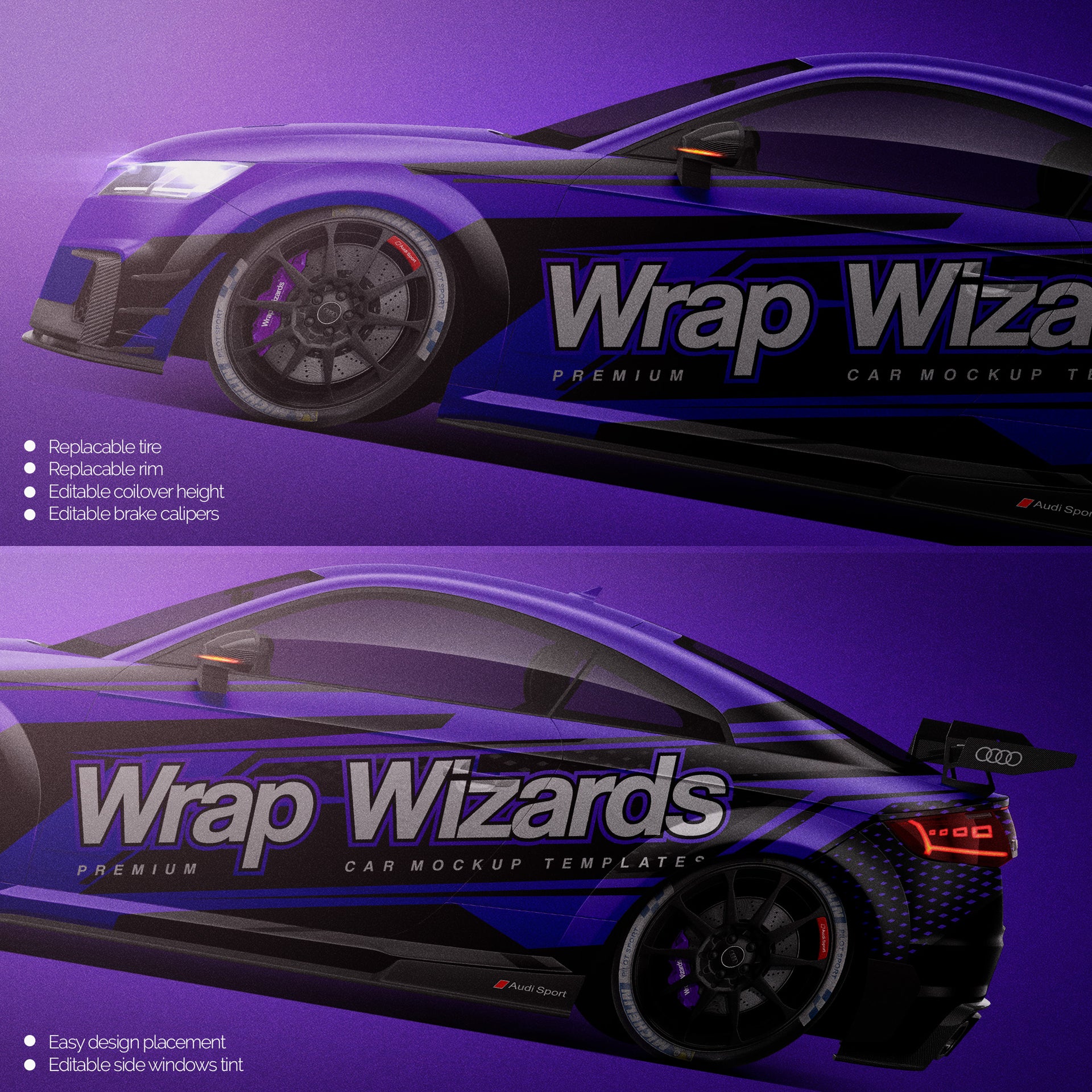 Audi TT RS Performance 2018 - Car Mockup