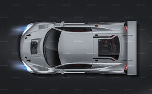 Audi R8 LMS GT3 glossy finish - all sides Car Mockup Template.psd