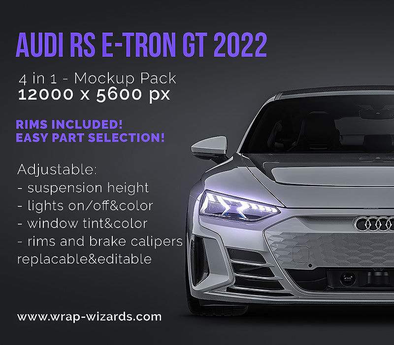 Audi RS e-tron GT 2022 - Car Mockup