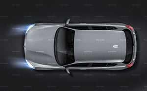 BMW 1-Series M140i F20 5-door satin matt finish - all sides Car Mockup Template.psd