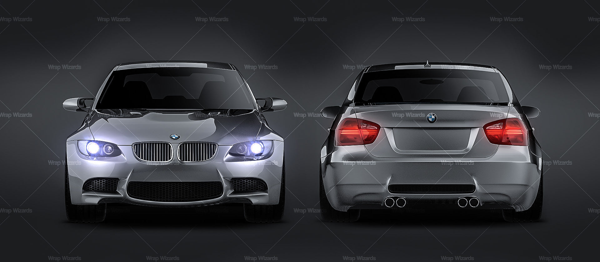 BMW 3-Series E90 M3 sedan - Car Mockup