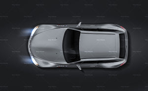 BMW Z3 Coupe E36/8 glossy finish - all sides Car Mockup Template.psd