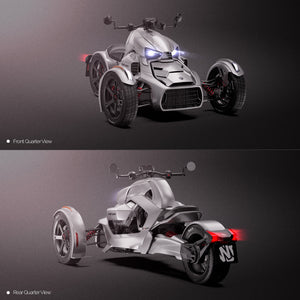 Premium motorcylce mockup for BRP CAN-AM RYKER 2021 ALL SIDES