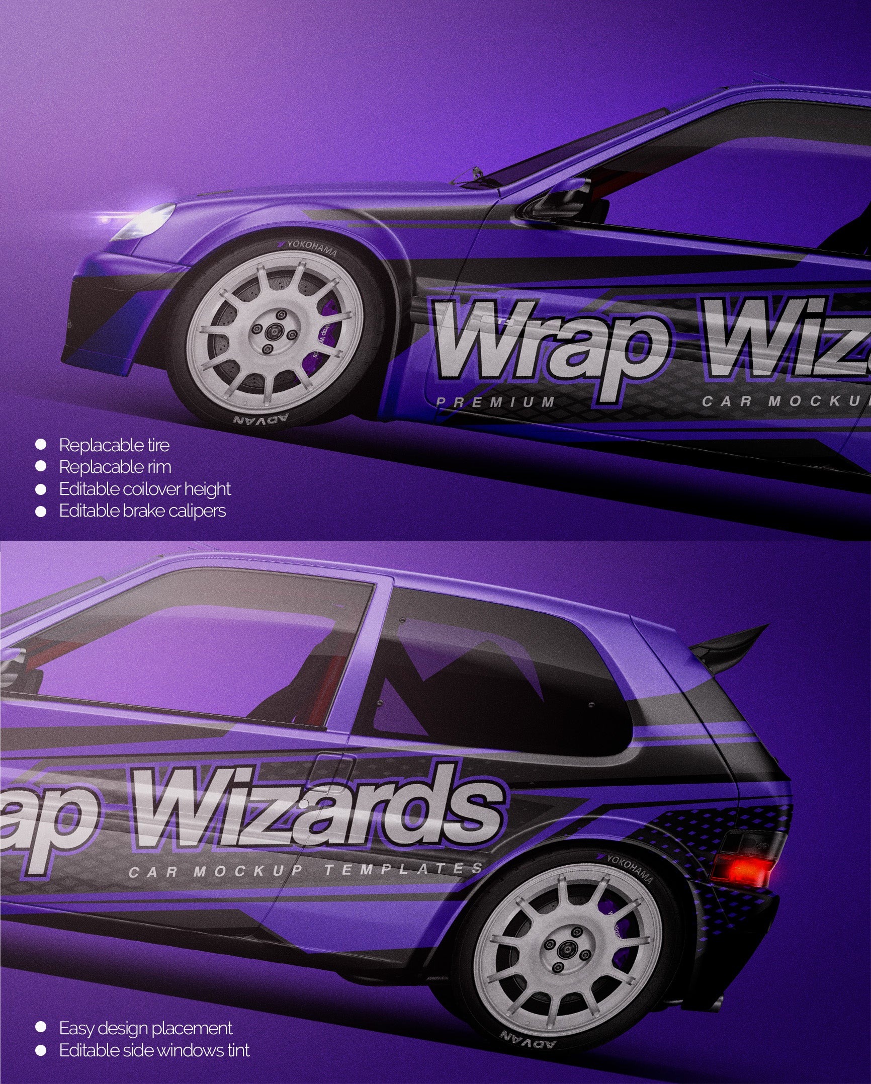 Citroen Saxo VTS Rally - Car Mockup