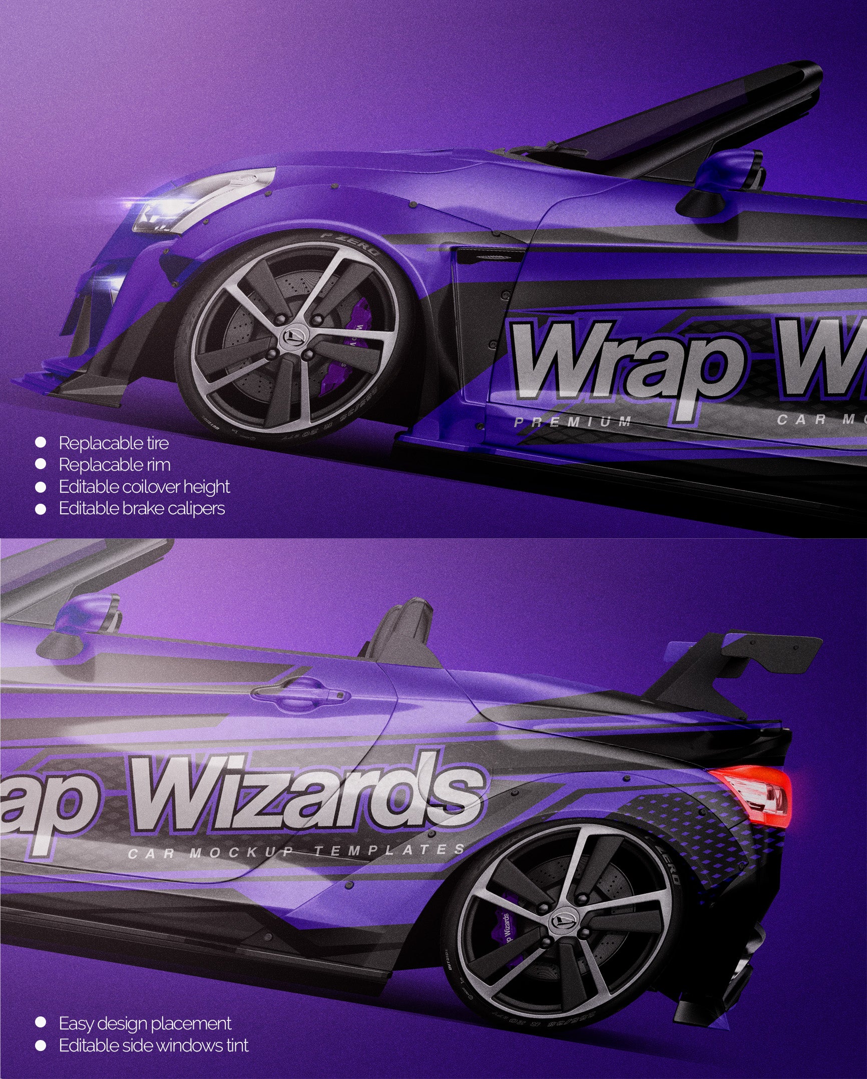 DAIHATSU COPEN GT LBWK - Car Mockup