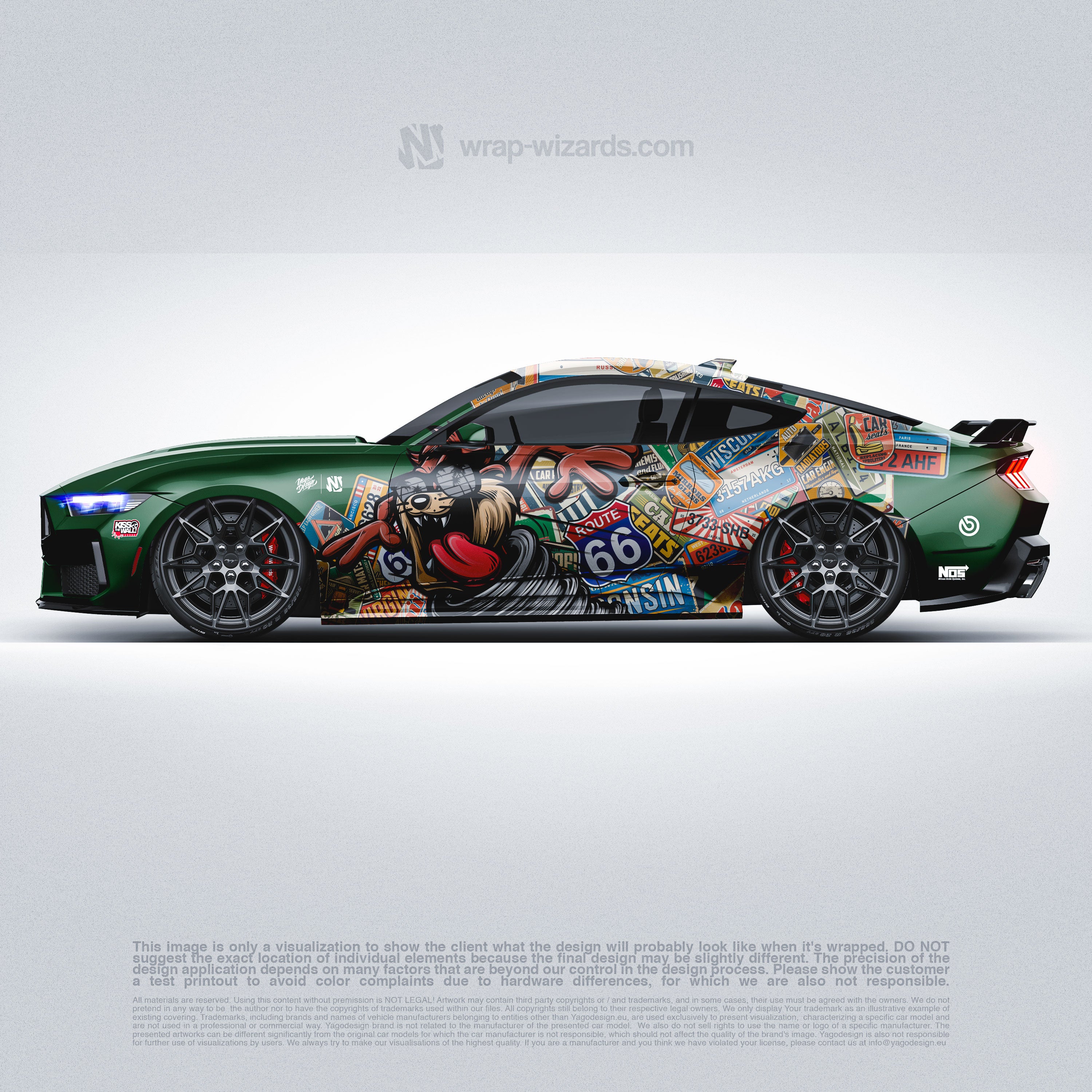 Design - Ford Mustang TAZ - READY TO PRINT FILES