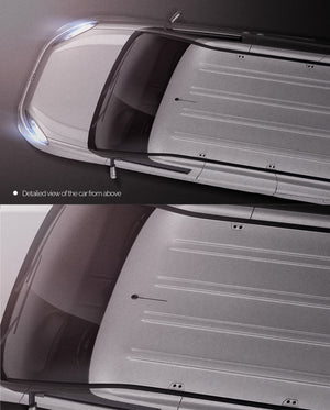 Premium van mockup for FIAT DOBLO CARGO MAXI TOP VIEW