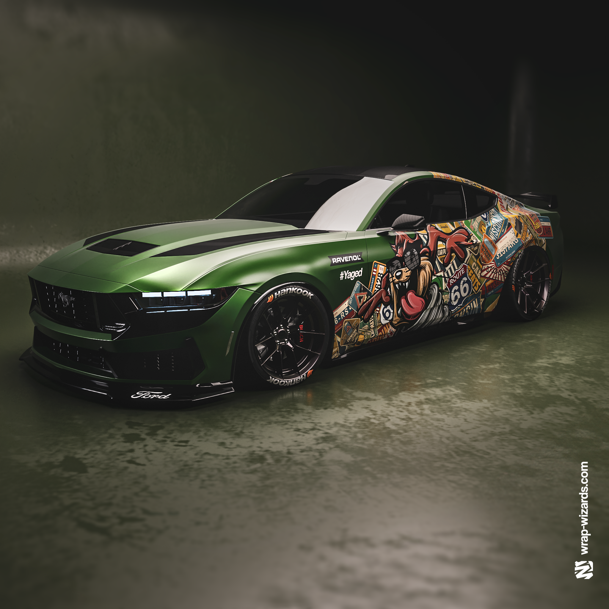 Design - Ford Mustang TAZ - READY TO PRINT FILES