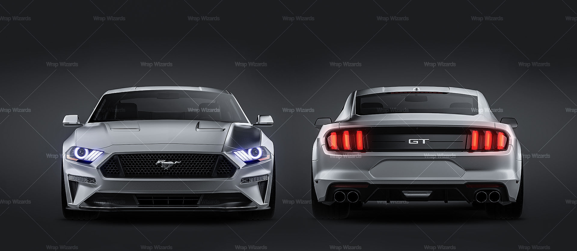 Ford Mustang GT coupe 2018 - Car Mockup