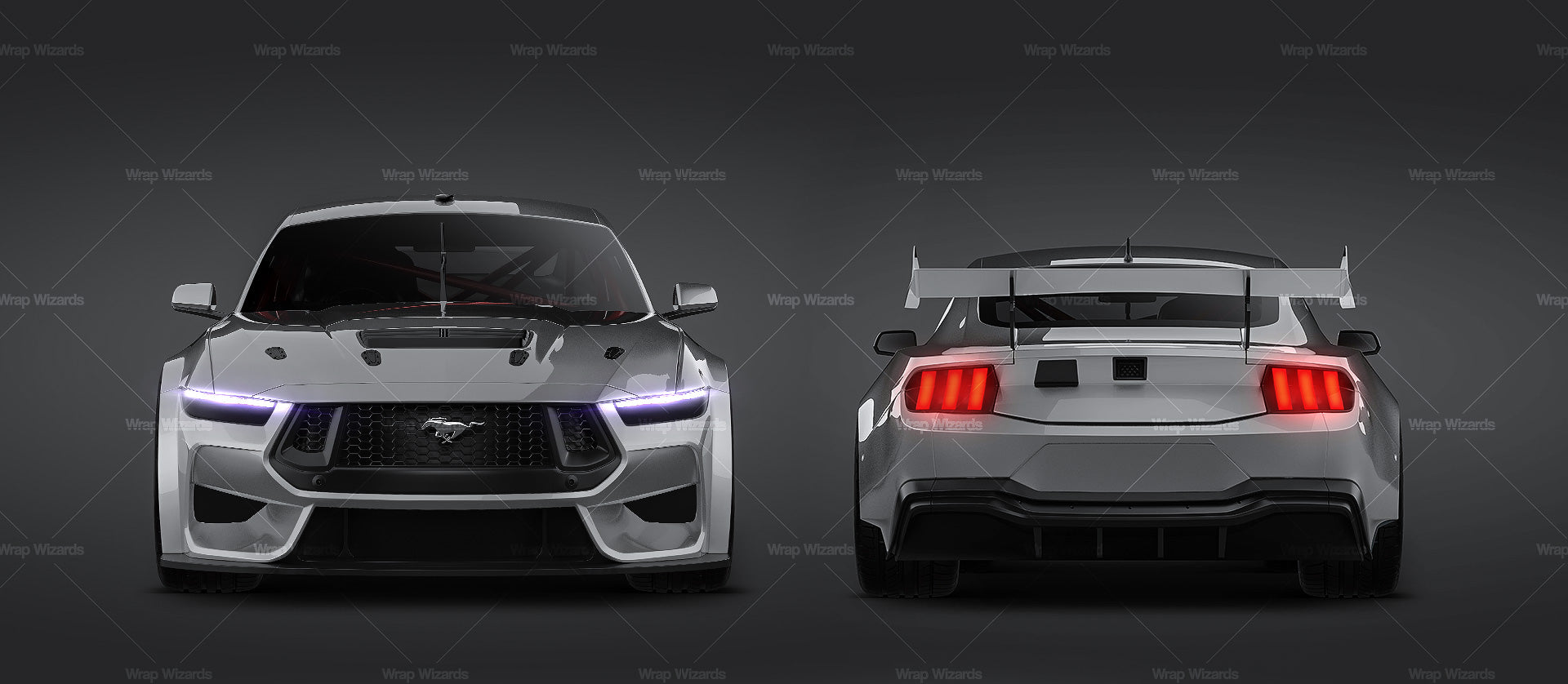 Ford Mustang Supercar 2024 - Car Mockup