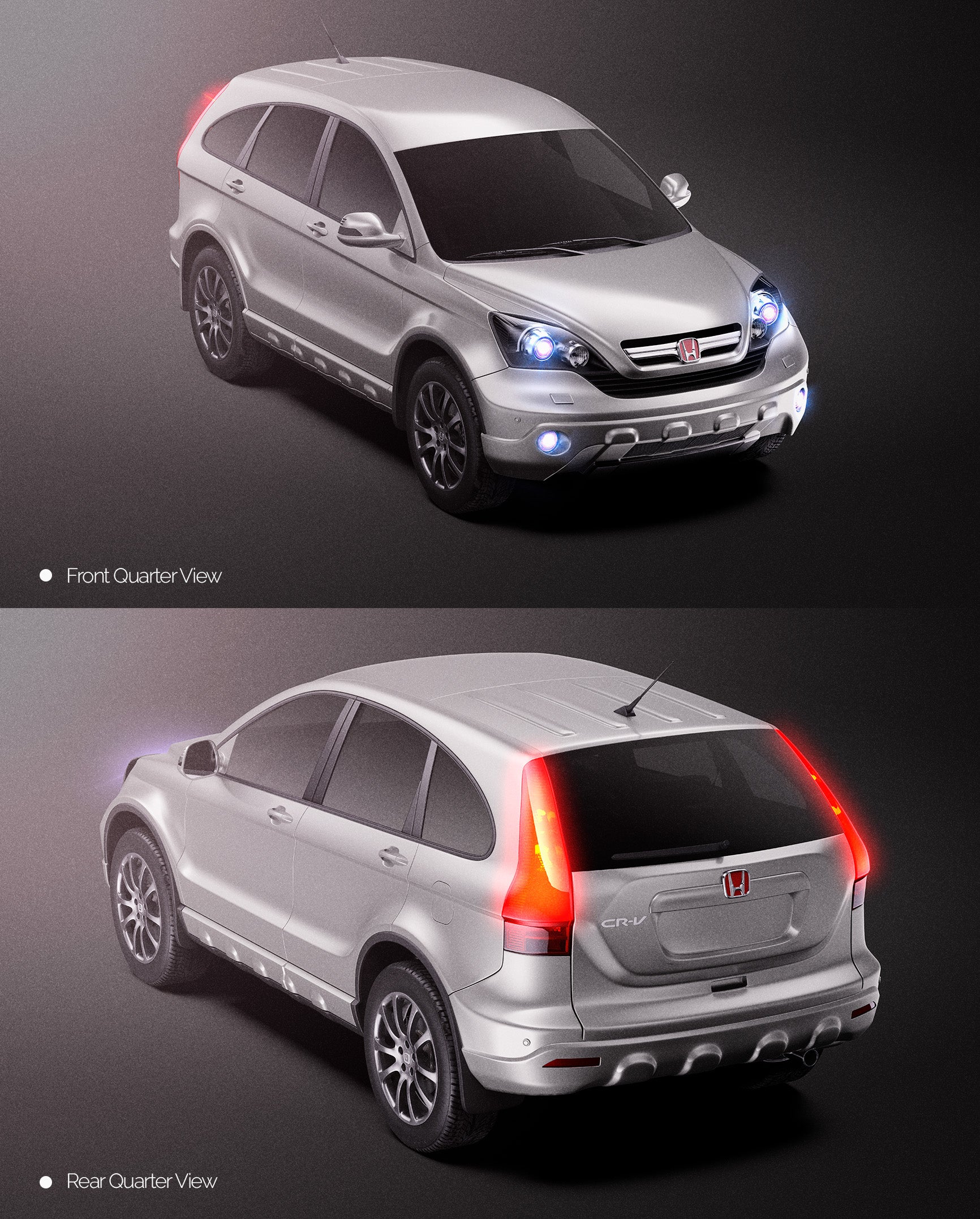 Honda CRV TypeR 2009 - Car Mockup