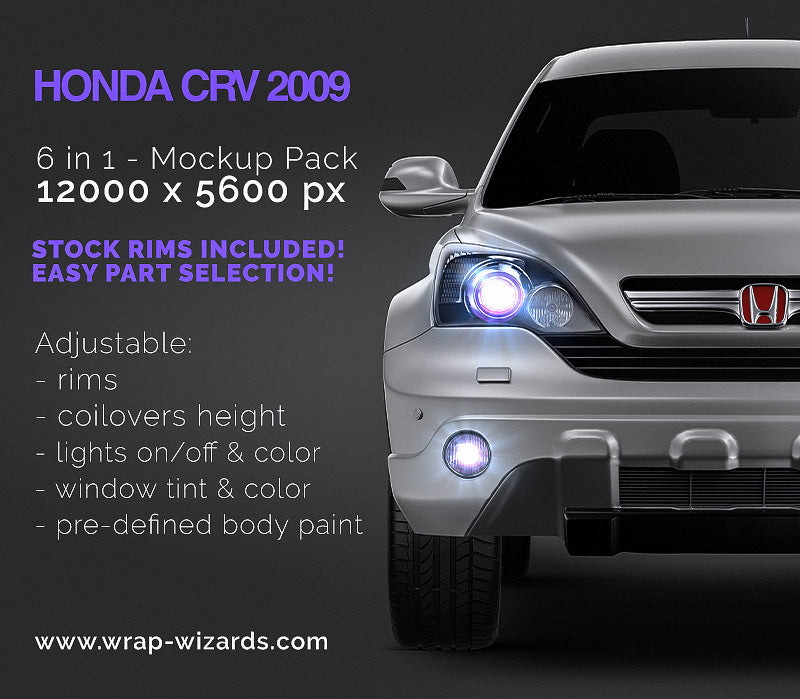 Honda CRV TypeR 2009 - Car Mockup