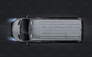 Hymer GC Grand Canyon S Mercedes Benz Sprinter L2H2 Tourer glossy finish - all sides Car Mockup Template.psd