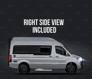Hymer GC Grand Canyon S Mercedes Benz Sprinter L2H2 Tourer glossy finish - all sides Car Mockup Template.psd